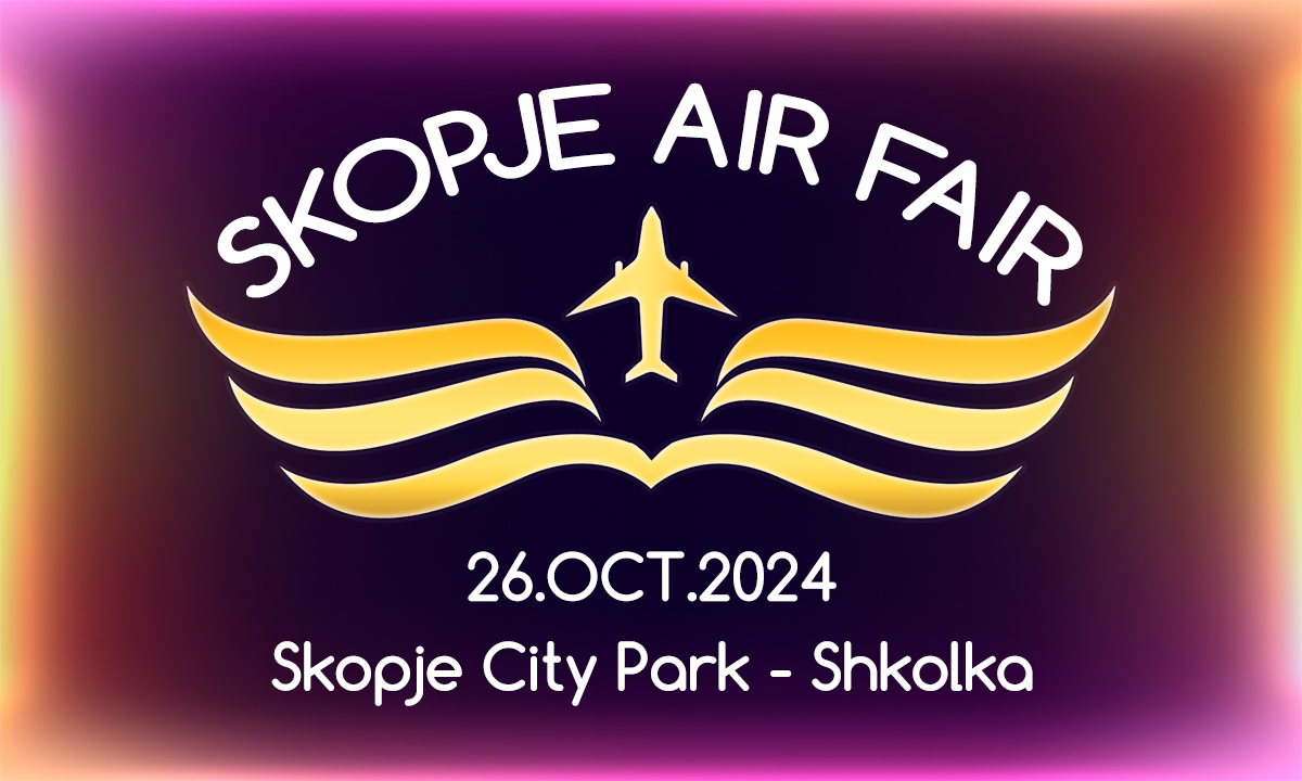 Skopje Air Fair 2024 Logo